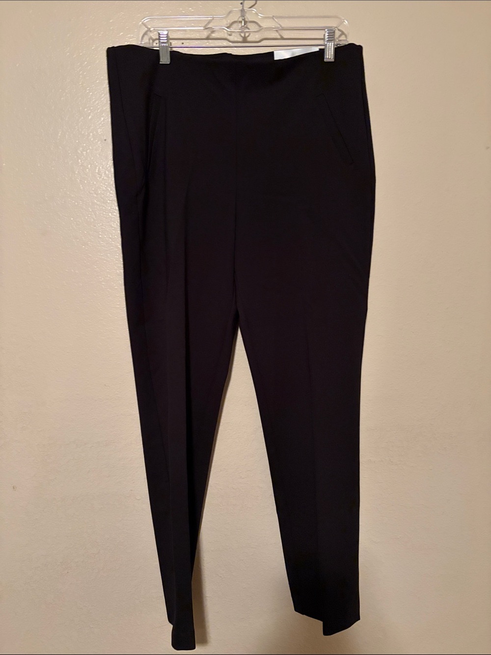Chico's Black Slim Tailored Trousers